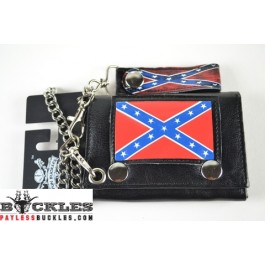 Wholesale Confederate Flag Chain Wallets
