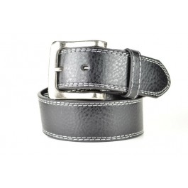 Wholesale Men's Leather Belt in Black - Fun205