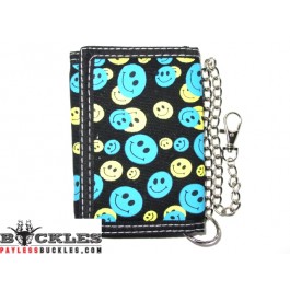 Wholesale Smiley Face Chain wallets