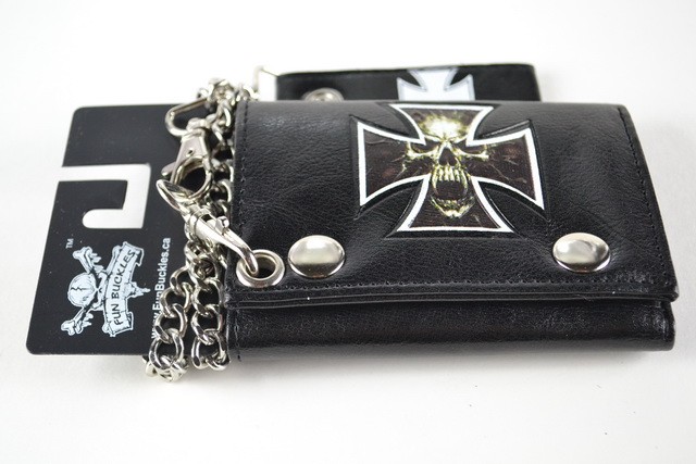 Wholesale Cross Leather Chain Wallets