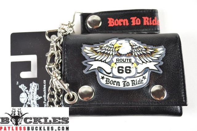 Wholesale Eagle 66 Route Chain Wallets