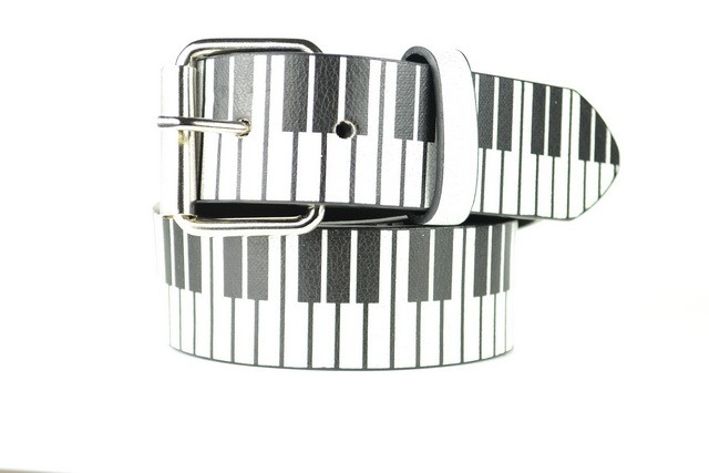 Wholesale Piano Print Belt - Fun009