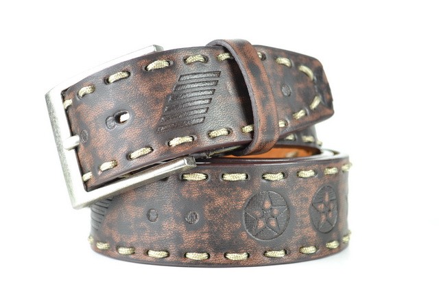 Wholesale Men's Belt with Stitch - Fun204