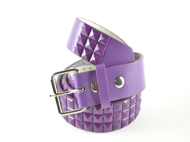 Wholesale Studded Belt Purple Studs - Fun223