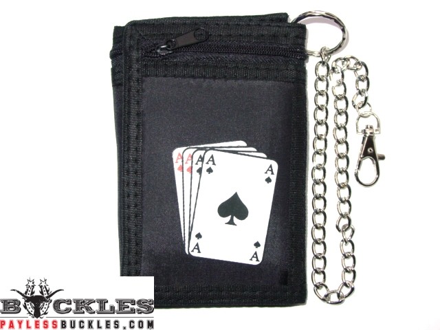 Wholesale Poker cards Chain Wallets