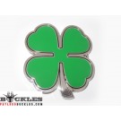 Lucky Clover Leaf Shamrock Belt Buckles