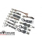 Pack of 12 Biker Leather Keychain #13