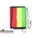 Wholesale Rasta Flag Chain Wallets